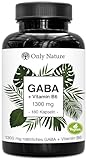 NEU: GABA Kapseln hochdosiert – 180 vegane Kapseln – 1300 mg natürliches...