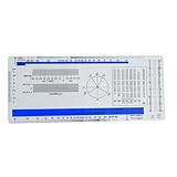 EKG-Lineal, Kunststoff-Lineal, Messwerkzeug, Elektrokardiogramm, Zeichenteiler,...