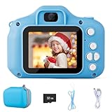 PTUI Kinderkamera - 1080P HD Digitalkamera für Kinder mit 2,0-Zoll-Bildschirm,...