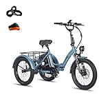 Fafrees F20 Mate Elektro-Dreirad | Klappbar, 48V Akku, 65Nm Motor | 20'×3.0...