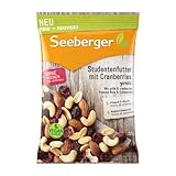 Seeberger Studentenfutter mit Cranberries: Nuss-Frucht-Mischung aus gerösteten...