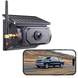 WiFi Solar Kabellose Rückfahrkamera, Magnet Funk Rückfahrkamera mit 9600mAh...