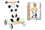 Eichhorn 100003810 - Schiebe-Lauflernwagen mit leiser Gummilauffläche &...