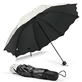 Vicloon Sonnenschirm, UV Schutz Regenschirm, Leicht Kompakt Sonnenschutz...