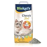 Biokat's Classic 3in1 ohne Duft - Klumpende Katzenstreu mit 3 unterschiedlichen...