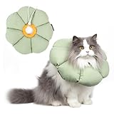 THKOFPET Halskrause Katze, Einstellbarer Katzenhalskragen, Weiche Blumen...