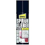 Uhu 48900 - Sprühkleber 3 in 1 Permanent - Korrigierbar - Wieder Ablösbar 200...