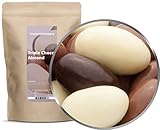 1 x 750g Mandel in dreierlei Schokolade Dreiteilige Komposition aus Mandeln in...