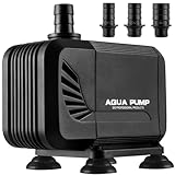 Aquarium Pumpe Wasserpumpe, Amphibisch Teichpumpe 3000L/H, für Teich Brunnen...