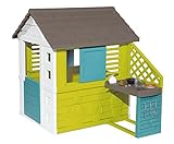 Smoby – Pretty Haus - Spielhaus für Kinder für drinnen und draußen, mit...