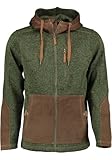TOM COLLINS Herren Strickfleecejacke Übergangsjacke mit Kapuze Mumep,...
