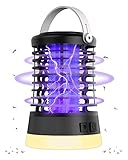 Insektenvernichter Mückenschutz Elektrischer Fliegenfalle - Wasserdichter IPX6...