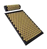 Akupressurmatte Massage Set mit Nackenkissen - löst Verspannungen, fördert...