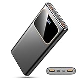 Coucur Power Bank 10000mAh, 22.5W Power Bank USB-C Input & Output, PD 3.0 QC 4.0...