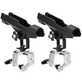 QWORK® 2 Stück Angelrutenhalter für Boote, Fischerboot, Kajak - 360 Grad...