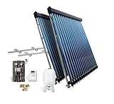 Röhrenkollektor Solarpaket Vakuumröhrenkollektor HP22-2 7,22 m² Flachdach...