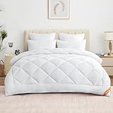Aisbo Bettdecke 240x220 cm Ganzjahresdecke 300GSM - Steppdecke 220 x 240cm 4...