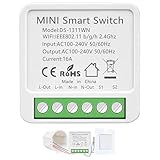 1 Stück Alexa Lichtschalter, Smart Home Lichtschalter Kompatibel Google Home,...