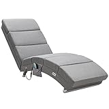 Casaria® Relaxliege XXL Massage Heizfunktion 186x89x55cm Ergonomisch Stoff...