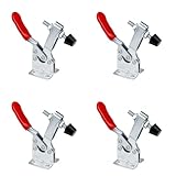 4 Stück Kniehebelspanner Schnellspanner,GH-201-B Toggle Clamp,90Kg...
