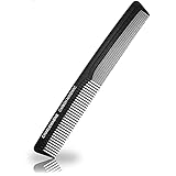 Charlemagne Herren Bruchsicherer Carbon Haarkamm (18 cm) - Antistatischer...