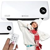 MalTec Keramik-Heizlüfter zur Wandmontage mit Fernbedienung PT3800Wt |...