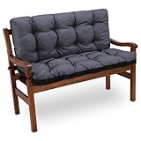 Amazinggirl Bankauflage Sitzkissen Outdoor Hollywoodschaukel Kissen 100 x 100 cm...