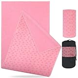 flintronic Mikrofaser Hot Yoga Handtuch, 183x63cm, für Yogamatte, Decke oder...
