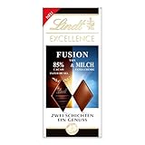 Lindt Excellence Fusion 85% & Fleur de Sel | 100g Schokoladentafel | Vegane...