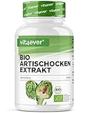 Bio Artischocken Extrakt - 240 Kapseln - 1800 mg je Tagesdosis (2,5% Cynarin) -...