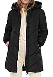 JDY Damen Steppjacke JDYSkylar Padded gesteppter Parka mit Kapuze 15207784...