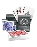 Bullets Playing Cards - 54 Plastik Pokerkarten - Doppelpack - 2 Eckzeichen -...