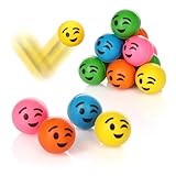 Little Lino Flummis 'Lachendes Gesicht' 25 mm 15er Pack - Buntes Mitgebsel für...