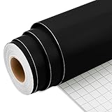 IModeur Vinylfolie Plotter Schwarz Matt, 30,5 cm x 7,62 m Plotterfolie...
