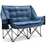 Portal Campingstuhl faltbar 2 Personen Doppel Klappstuhl Camping Faltsofa 272kg...