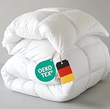 Bettdecke 135x200 - Federbettdecke Winterdecke mit Daunen & Federn - Extra Warm...