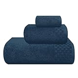 MyOwn Ultra-weiches 3er-Pack Baumwoll-Handtuch-Set, enthält a übergroße...