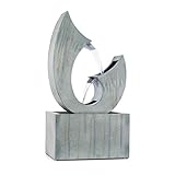 blumfeldt Trumpet Flow Gartenbrunnen - stetiger Wasserumlauf mit Loopflow...