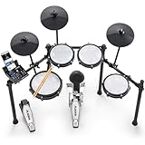 Alesis Nitro Max Kit Elektronische Schlagzeug mit Quiet Mesh Pads, 10' Dual Zone...