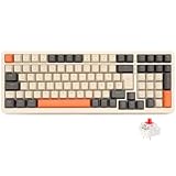 Rii Mechanische Tastatur Kabellos, Gaming Tastatur Bluetooth, Tri-Modi Gaming...