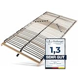 Sleepneo Lattenrost 140x200, 42 Latten, Ergonomischer 7-Zonen-Lattenrost 140 x...