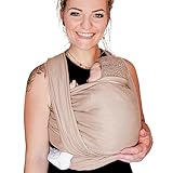 Hoppediz gewebtes Baby-Tragetuch ab Geburt, Neugeboren bis Kleinkind, 100%...