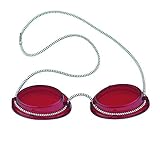 Art of Sun Solarium Schutzbrille rot UV Brille Solariumbrille mit Gummizug,...