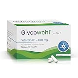 Glycowohl® protect Vitamin B1 (Thiamin) · 400 mg | 200 Kapseln | Hochdosiert...