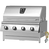 Einbau Gasgrill 'Hermann XL - Classic' Einbaugrill mit Deckel für Outdoor...