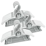 Xpieoyrm 30 Stück Kinderkleiderbügel, 28cm-36cm Einstellbare...