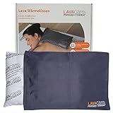 LAVAcare 2-in-1 Kühl- & Wärmekissen Klassik • Kühlendes Kissen mit Lavasand...