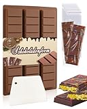 Schokoladenform Silikon 6 Hohlräume Schokoladen Form Mit 1 Schaber und 100...