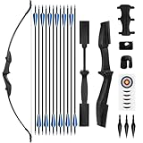 NorthSpoor Recurvebogen und Pfeil-Set, Takedown-Recurvebögen, Bogenschießen...