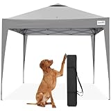 Quictent Pavillon 3x3m Wasserdicht Faltpavillon Stabil Winterfest, Pop-Up...